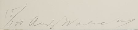 Lot #394 Andy Warhol: Rare silkscreen of Warhol's black-and-white 'Flowers' - Image 2