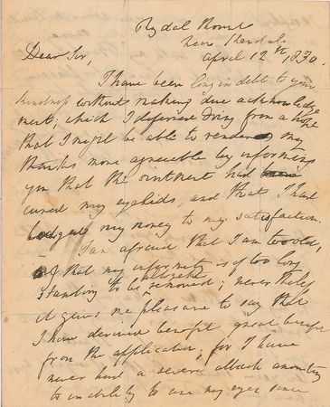 Lot #429 William Wordsworth Handwritten Letter Signed - Image 1