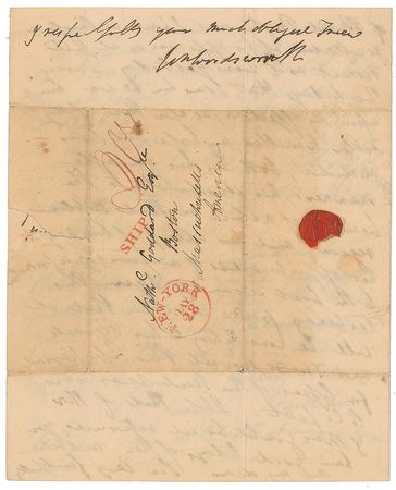 Lot #429 William Wordsworth Handwritten Letter Signed - Image 3