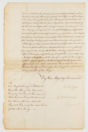 Lot #259 King George III Signed Document - Image 3