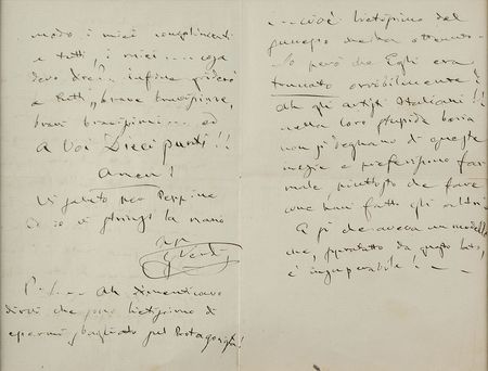 Lot #471 Giuseppe Verdi: On the debut of Falstaff at Brescia's Teatro Grande - Image 2