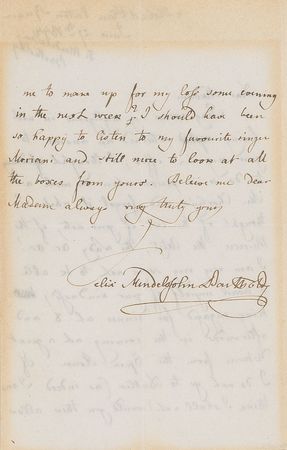 Lot #465 Felix Mendelssohn-Bartholdy: 