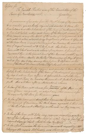 Lot #312 American Revolution Signed Document - Image 2