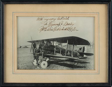Lot #324 Eddie Rickenbacker Signed Photograph - Image 2