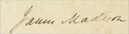 Lot #4 James Madison and James Monroe Signed Document - Image 2