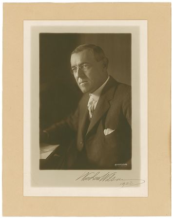 Lot #68 Woodrow Wilson Signed Photograph - Image 1