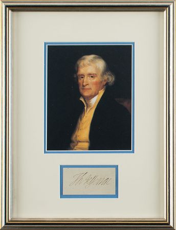 Lot #3 Thomas Jefferson Signature