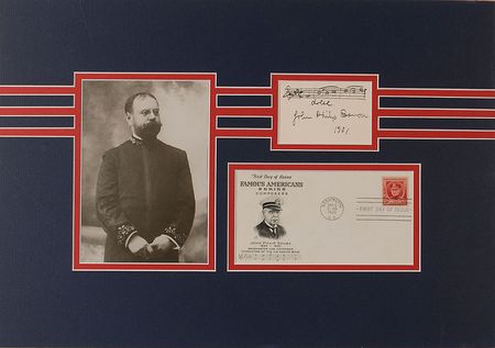 Lot #474 John Philip Sousa Signed Musical Quote - Image 1