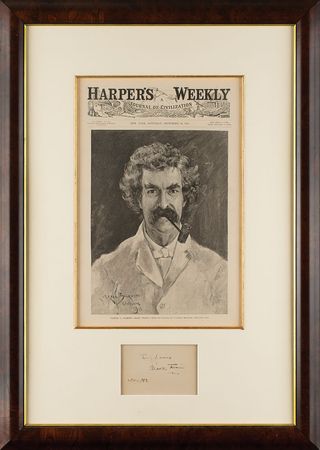 Lot #414 Samuel L. Clemens Signature - Image 1