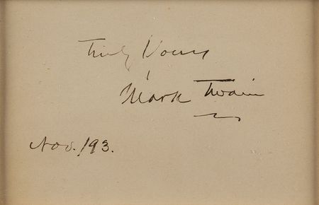 Lot #414 Samuel L. Clemens Signature - Image 2