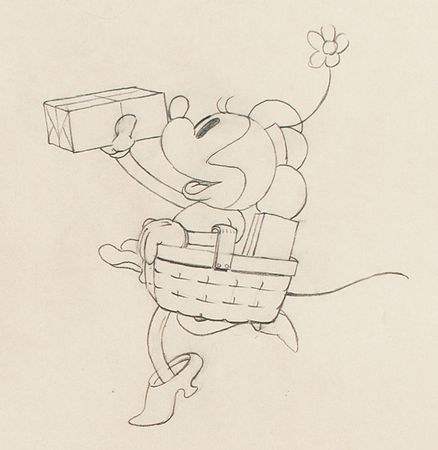 Lot #997 Minnie Mouse production drawing from Building a Building - Image 2