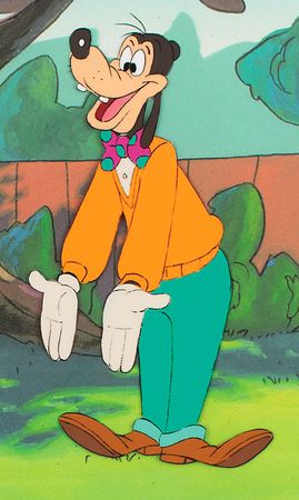 Lot #1081 Goofy production cel from Goof Troop Production Cel - Image 2