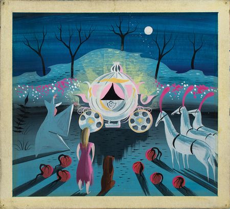 Lot #922 Mary Blair concept painting of Cinderella