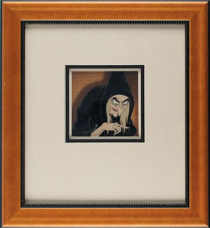 Lot #872 Wicked Witch production cel from Snow White and the Seven Dwarfs: Disney's portrait of a witch - Image 2