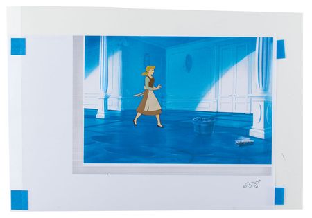 Lot #919 Cinderella production cel from Cinderella Production Cel - Image 1