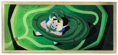 Lot #924 Mary Blair concept storyboard painting of