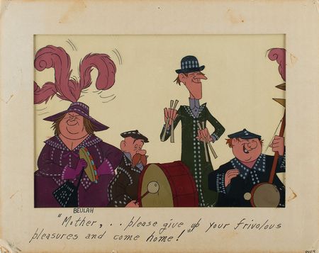 Lot #1051 The Pearly Band production cel from Mary Poppins Production Cel - Image 2