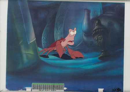 Lot #1075 Sebastian production cels  from The Little Mermaid Production Cels - Image 1