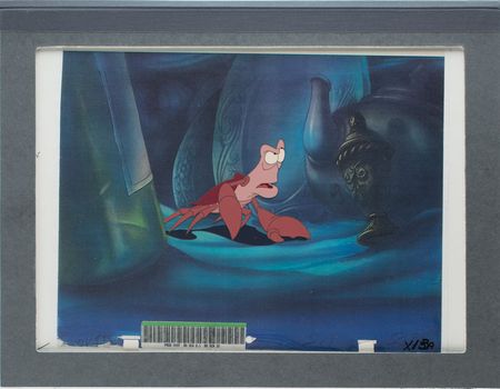 Lot #1075 Sebastian production cels  from The Little Mermaid Production Cels - Image 2