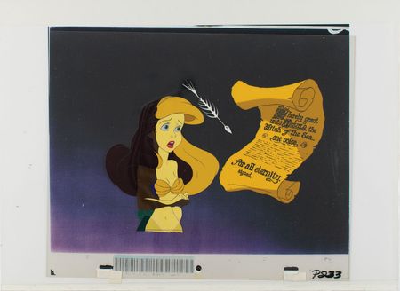 Lot #961 Ariel production cels from The Little Mermaid Production Cels - Image 1