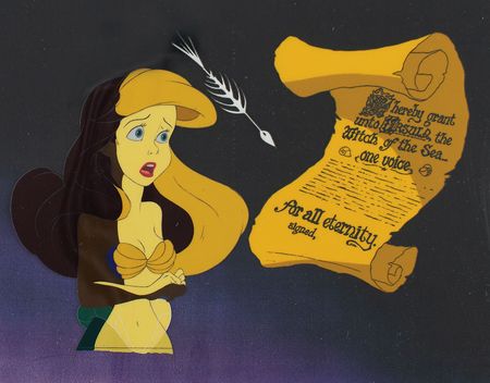 Lot #961 Ariel production cels from The Little Mermaid Production Cels - Image 2