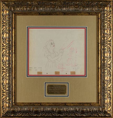 Lot #882 Snow White production drawing from Snow White and the Seven Dwarfs Production Drawing - Image 2