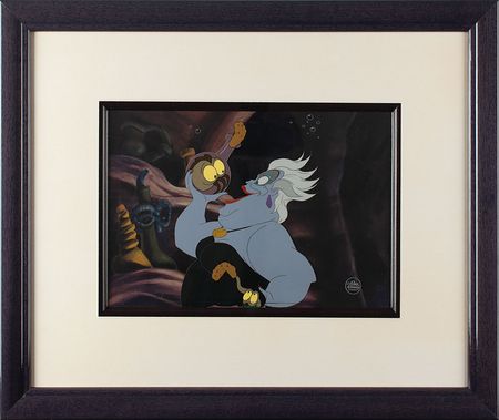 Lot #962 Ursula production cel from The Little Mermaid Production Cel - Image 2
