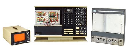 Lot #2107 EAI MiniAC Analog Computer with Repetitive Operation Display Unit and Variplotter  - Image 1