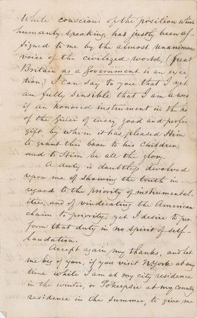 Lot #2026 Samuel F. B. Morse Autograph Letter Signed - Image 2