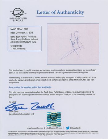 Lot #2238 Neil Armstrong Signed Book - Image 4