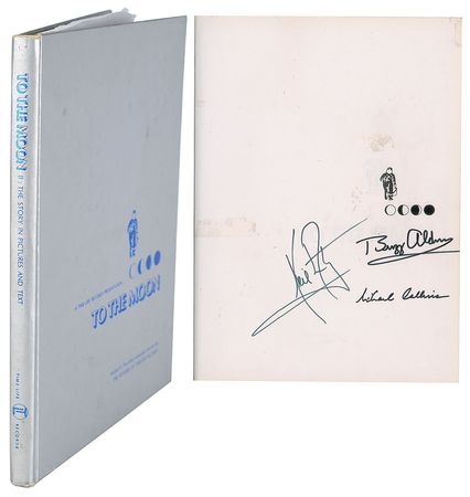 Lot #2231  Apollo 11 Signed Book - Image 1