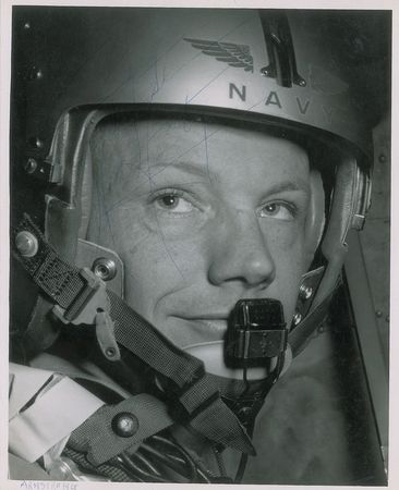 Lot #2242 Neil Armstrong Signed Photograph - Image 1