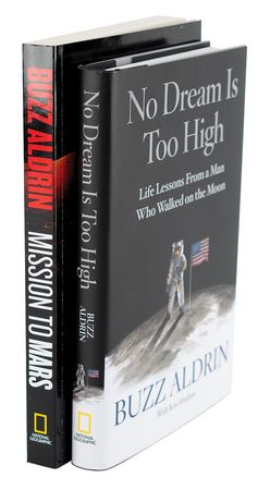 Lot #8399 Buzz Aldrin Signed Books - Image 1