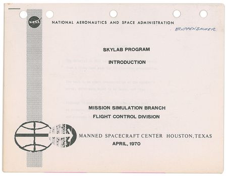 Lot #2397  Skylab Introduction Manual - Image 1
