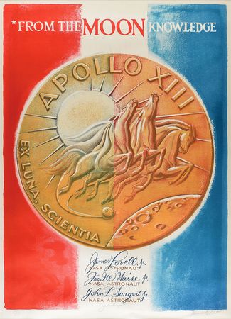 Lot #2269  Apollo 13 Signed Lithograph - Image 1