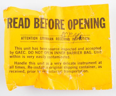 Lot #2196  Apollo Lunar Module 'Barber Pole' Talkback Indicator - Image 3