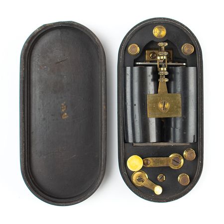 Lot #2113  1860s Caton Civil War Spy Pocket Telegraph Set - Image 1
