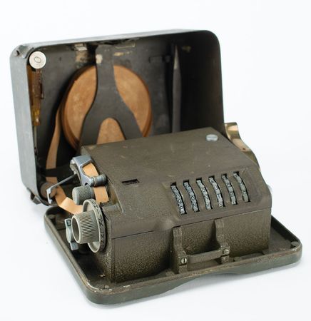 Lot #2128  WWII American M-209-A Cipher Machine - Image 1