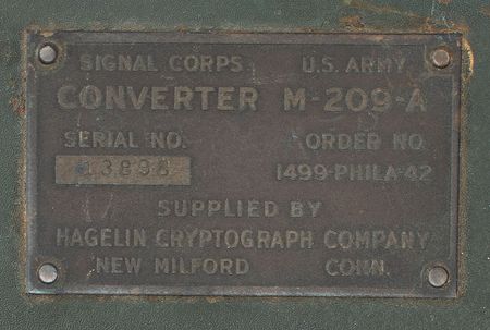 Lot #2128  WWII American M-209-A Cipher Machine - Image 6