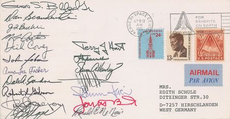 Lot #2294  NASA Group 8 Signed Covers - Image 1