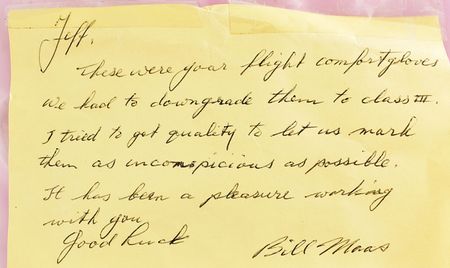 Lot #2291 Jeff Hoffman's STS-61 Flown Comfort Gloves - Image 4