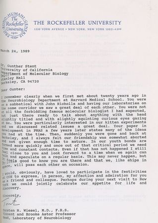 Lot #2030 Gunther Stent Archive - Image 9