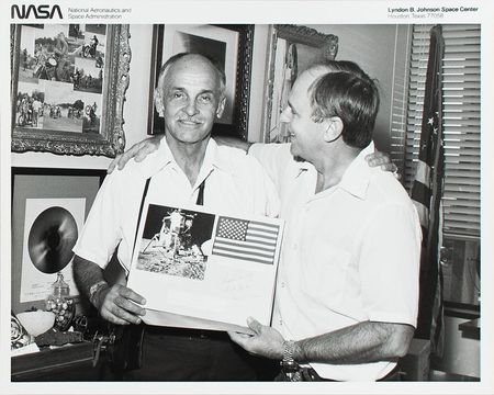 Lot #2247  Apollo 12 Crew-Signed Flown Flag Display - Image 4