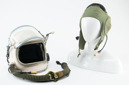 Lot #2287  Russian ZSH-6 LP High Altitude Helmet - Image 1