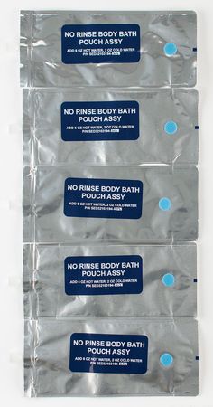 Lot #2297  Space Shuttle Lot of (5) Body Bath Pouch Assemblies - Image 2