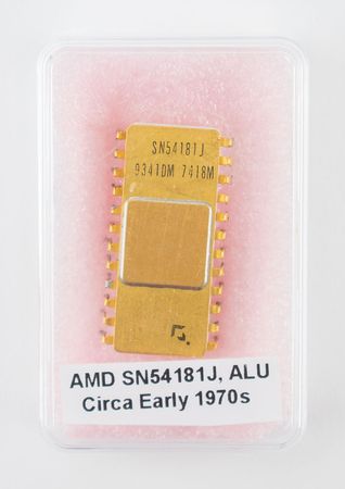Lot #2129 Gold-Clad AMD ALU Chip - Image 3