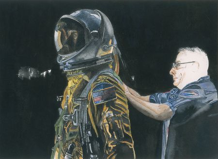 Lot #2320 Ron Woods Original Painting - Image 1