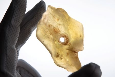 Lot #2458  Libyan Desert Glass (With Hole) - Image 1