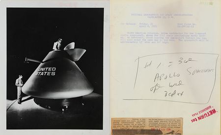 Lot #2207  Apollo Pre-Moonlanding Original Vintage NASA and Press Photograph Archive - Image 1