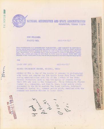 Lot #2208  Apollo Program and Space Shuttle Original Vintage NASA and Press Photograph Archive - Image 18